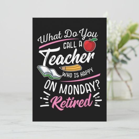 退職先生退職した先生ハッピーオン月曜日 招待状 (スタンド正面)