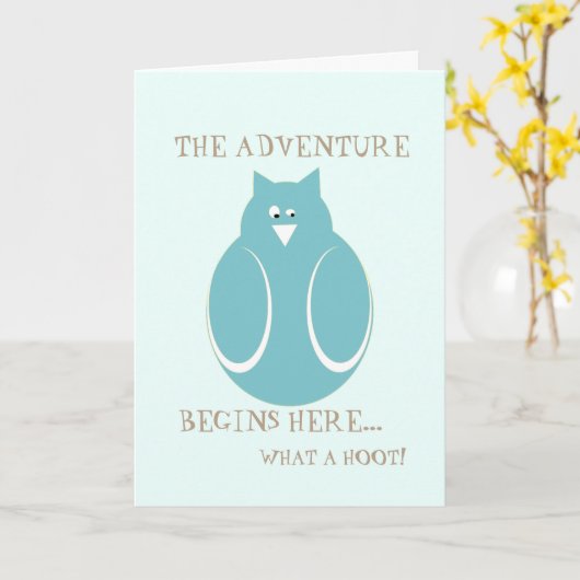 退職冒険が始まるぞ。 カード (黄色い花)