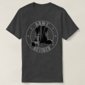 退職制服退職した軍隊退役軍人 Tシャツ (デザイン正面)