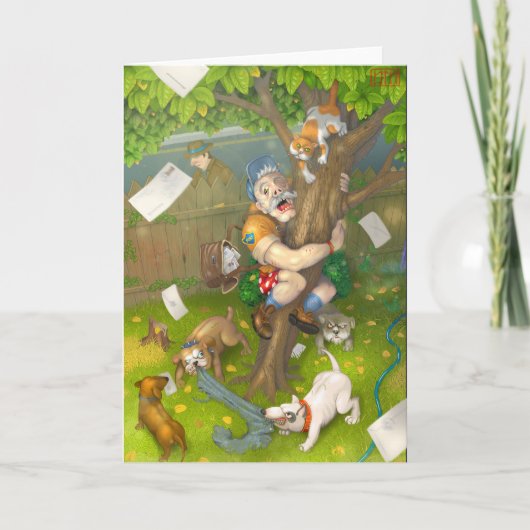 退職前日2名 カード (正面)