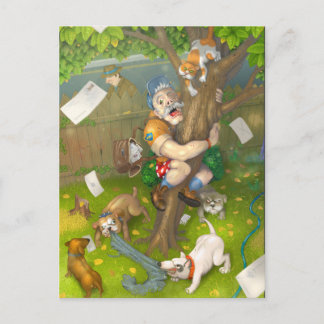 退職前日2名 ポストカード