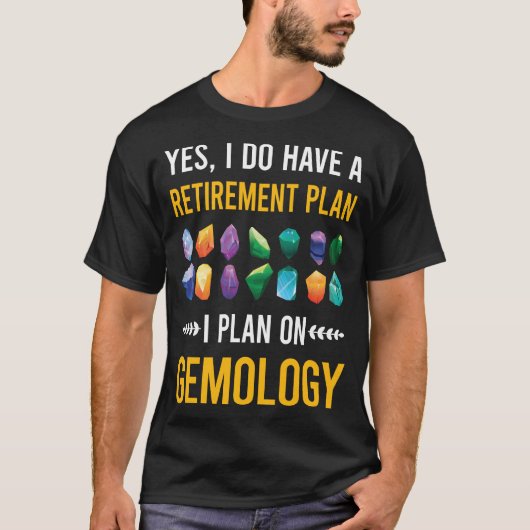 退職医学地質学者 Tシャツ (正面)