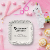 退職学校先生お祝いパーティー ペーパープレート (パーティー)