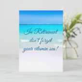 退職引用文ビーチシーアンドサンド 招待状 (スタンド正面)