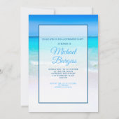 退職引用文ビーチシーアンドサンド 招待状 (裏面)