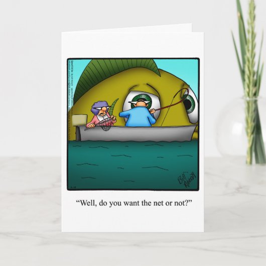 退職後おもしろいのユーモアあいさつカード カード (正面)