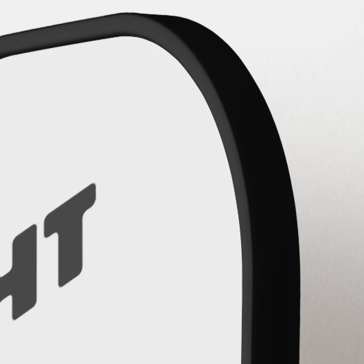 退職後おもしろいの引退ユーモア夫引用文 ピックルボールラケット (左詳細)