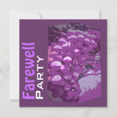 退職後のお別れのパーティーエレガントのカスタマイズ 招待状 (正面)