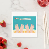 退職後のナプキンスおめでとう スタンダードカクテルナプキン (インサイチュ)