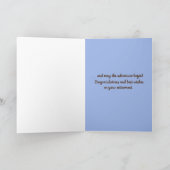 退職後のハイキングコースおめでとうございます カード (内部)