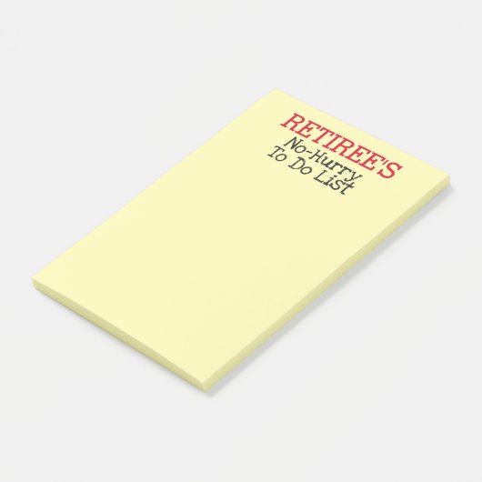 退職後のユーモアのあるメモ一覧を表示する ポストイット (アングル)