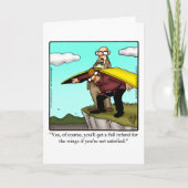 退職後のユーモアのグリーティングカード「斑点」 カード (正面)