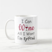 退職後のワインのみ コーヒーマグカップ (左)