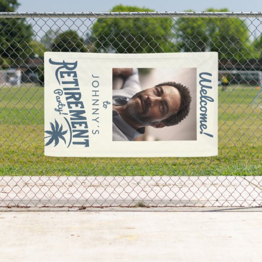 退職後の写真 横断幕 (インサイチュ)