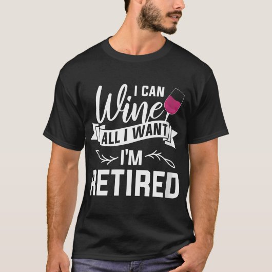 退職後の女性は飲み放題退職しただ Tシャツ (正面)