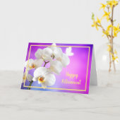 退職後の幸せを祈るエレガント白蘭 カード (黄色い花)