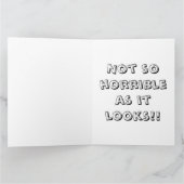 退職後の楽しむ繰り返し希望XLカード カード (内部)