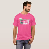 退職後の生活に雑音を出す退職した Tシャツ (正面フル)