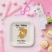 退職後の魚釣り生活が良退職したい ペーパープレート (パーティー)