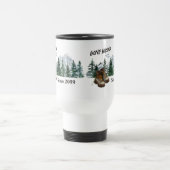 退職後ハイキング山へのアウトドア トラベルマグ (中央)