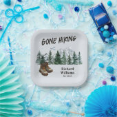 退職後ハイキング山へのアウトドア ペーパープレート (パーティー)