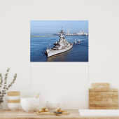 退職後:戦艦ウィスコンシン ポスター (キッチン)