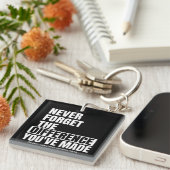 退職感謝お礼あり忘れま キーホルダー (正面右)