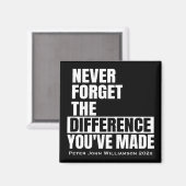 退職感謝お礼あり忘れま マグネット (正面/裏面)