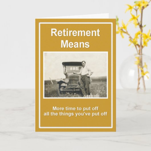 退職手段… カード (黄色い花)