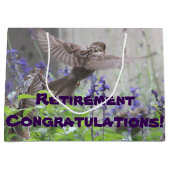 退職抱き枕 ラージペーパーバッグ (正面)