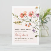 退職招待状ガーデンパーティーサマーレティレム 招待状 (スタンド正面)