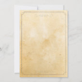 退職招待状パーティー退職した応援BBQ 招待状 (裏面)