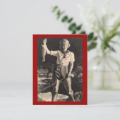 退職招待状時間：魚釣り婦人 招待状 (スタンド正面)