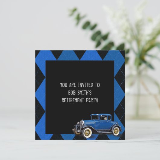 退職招待状 招待状 (スタンド正面)