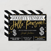 退職招待状 招待状 (正面/裏面)