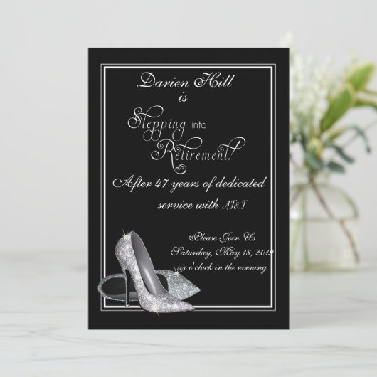 退職招待状 招待状 (スタンド正面)