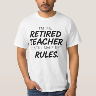 退職教諭 Tシャツ