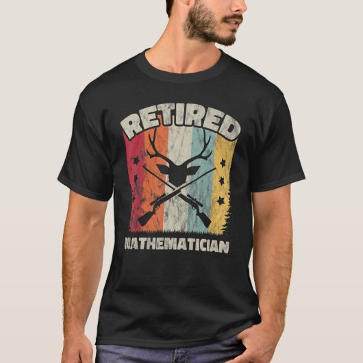退職数理退職した学者 Tシャツ (正面)