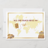 退職旅行テーマアドベンチャー待ちパーティー 招待状 (裏面)