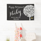 退職旗パーソナライズされた 横断幕 (インサイチュ)