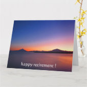 退職日 カード (黄色い花)