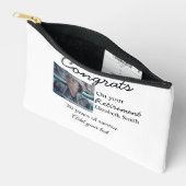 退職時のおめでとう追加の写真名日付mi アクセサリーポーチ (見開き)