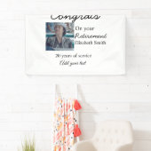 退職時のおめでとう追加の写真名日付mi 横断幕 (インサイチュ)