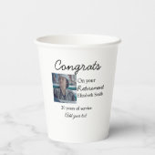 退職時のおめでとう追加の写真名日付mi 紙コップ (裏面)