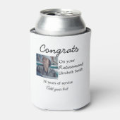 退職時のおめでとう追加の写真名日付mi 缶クーラー (缶正面)