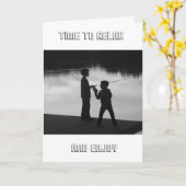 *退職時リラックス間****退職おめでとう*** カード (黄色い花)