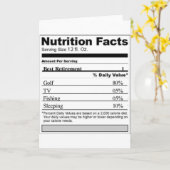 退職栄養おもしろいラベル カード (黄色い花)