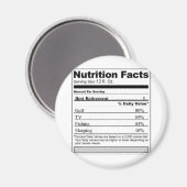 退職栄養おもしろいラベル マグネット (正面/裏面)