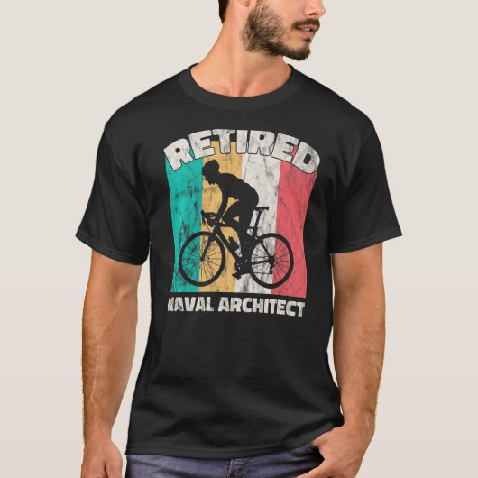 退職海軍退職した建築家 Tシャツ (正面)