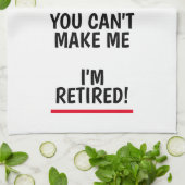 退職用おもしろいギフトキッチンタオル キッチンタオル (折り畳み)